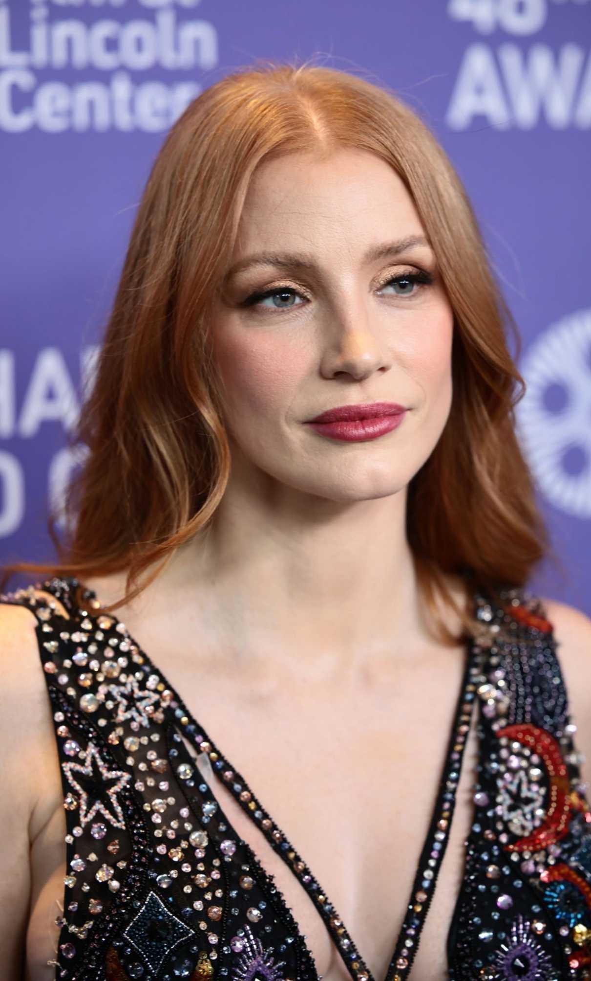 Jessica Chastain Attends the 2023 Chaplin Award Gala Honoring Viola ...