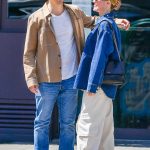 Kate Bosworth in a White Sneakers Was Seen Out with Justin Long in New York 04/19/2023
