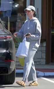 Katy Perry in a Grey Hoodie