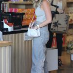 Kristin Cavallari in a Grey Top Goes Shopping at Erewhon Market in Santa Monica 04/26/2023