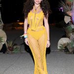 Madison Pettis Attends TAO Desert Nights Presented by Jeeter at Zenyara During 2023 Coachella Valley Music and Arts Festival in Indio 04/14/2023