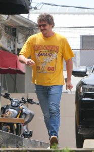 Pedro Pascal in a Yellow Tee