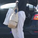 Raquel Leviss in a Grey Sweatpants Leaves Ariana and Tom Sandavol’s House in Studio City 03/30/2023