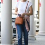Reese Witherspoon in a White Tee Heads to a Nail Salon in Nashville 04/03/2023
