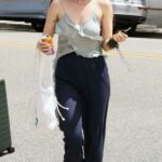 Scout Willis in an Olive Blouse Was Seen Out in Beverly Hills 04/03/2023