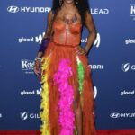 Sinitta Attends the 34th Annual GLAAD Media Awards in Beverly Hills 03/31/2023