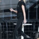 Stella Maxwell in an All Black Ensemble Steps Out for Lunch in Los Feliz 04/04/2023