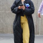 AnnaSophia Robb in a Yellow Pants Was Seen Out in Manhattan’s SoHo Neighborhood in NYC 05/02/2023