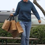 Ellen Degeneres in a Blue Hoodie Goes Shopping at Field and Fort in Carpinteria 05/27/2023