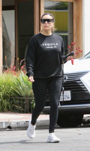 Eva Longoria in a Black Sweatshirt