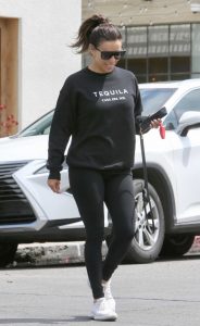 Eva Longoria in a Black Sweatshirt