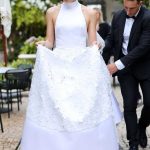 Gemma Chan in a White Dress Was Seen During the 76th Annual Cannes Film Festival in Cannes 05/17/2023