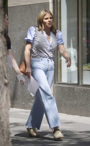 Jenna Bush in a Blue Jeans