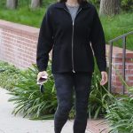 Jennifer Garner in a Red Sneakers Heads Back Home in Brentwood 05/30/2023
