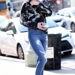 Krysten Ritter in a Blue Ripped Jeans Was Seen Out in Los Angeles 05/11/2023