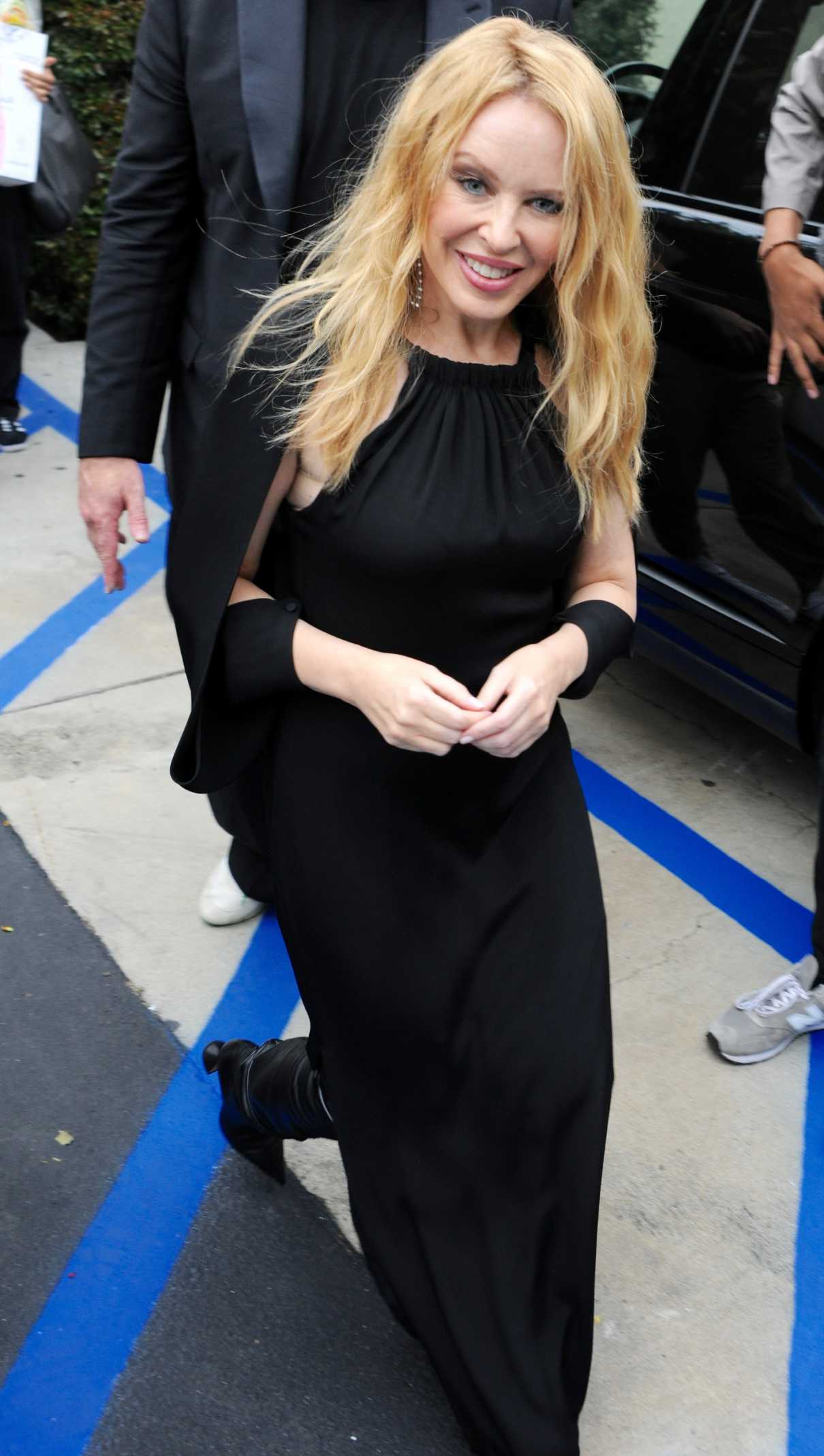 Kylie Minogue in a Black Dress