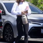 Lucy Hale in an Olive Cap Heads to the Gym in Studio City 05/20/2023