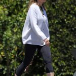 Maria Shriver in a White Cardigan Shops at Field and Fort Home Store in Summerland 05/07/2023