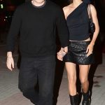 Nicola Peltz in a Black Top Leaves Dinner with Brooklyn Beckham in Miami 05/07/2023