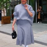 Priyanka Chopra in a Grey Dress Was Seen Out in the Big Apple in New York 05/04/2023