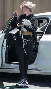 Ariana Madix in a Black Leggings