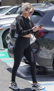 Ariana Madix in a Black Leggings