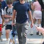 Bradley Cooper in a Blue Tee Was Seen Out in New York 06/06/2023