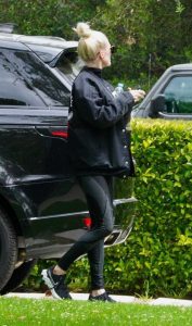 Erika Jayne in a Black Jacket