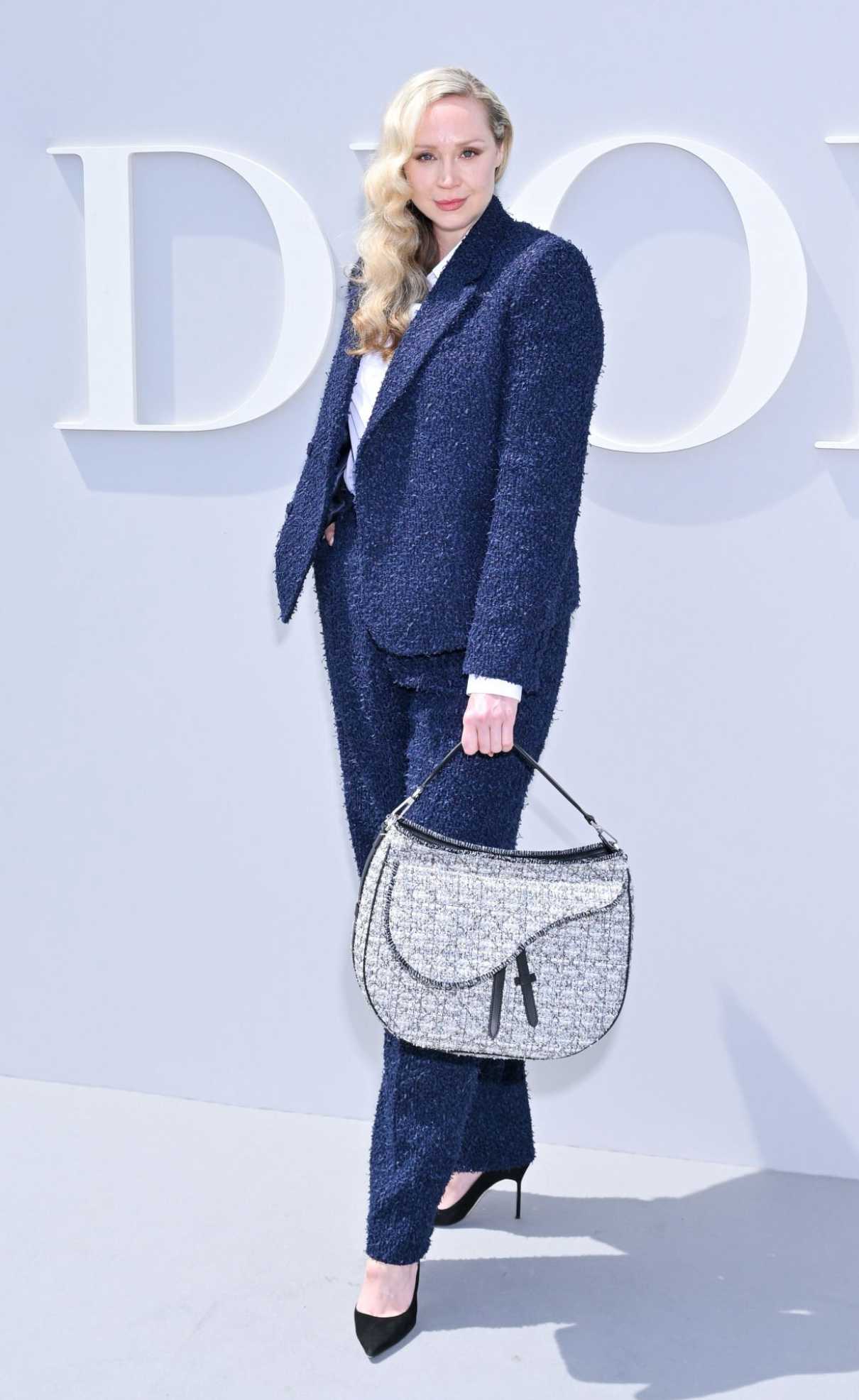 Gwendoline Christie Attends 2024 Dior Homme Menswear Show as Part of ...