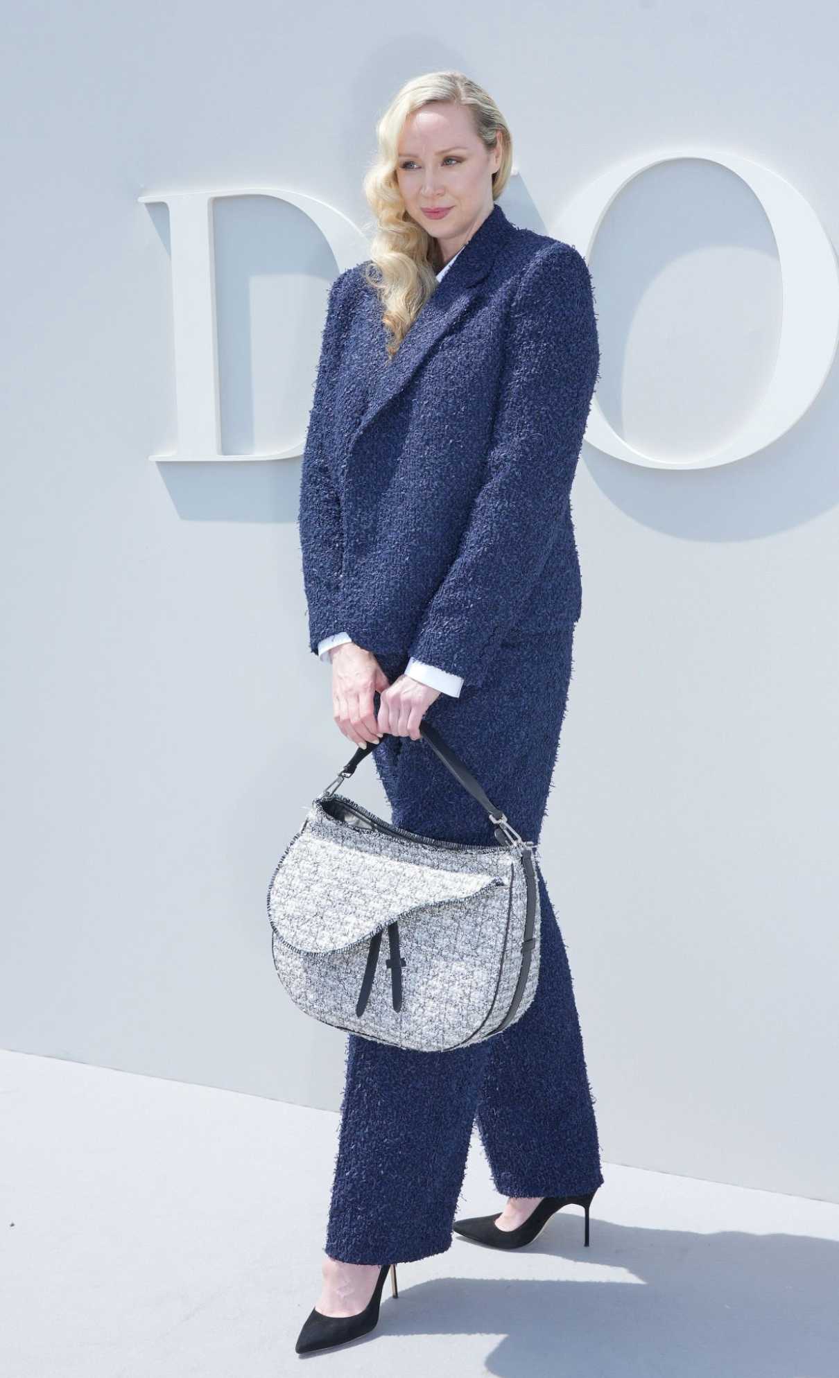 Gwendoline Christie Attends 2024 Dior Homme Menswear Show as Part of ...