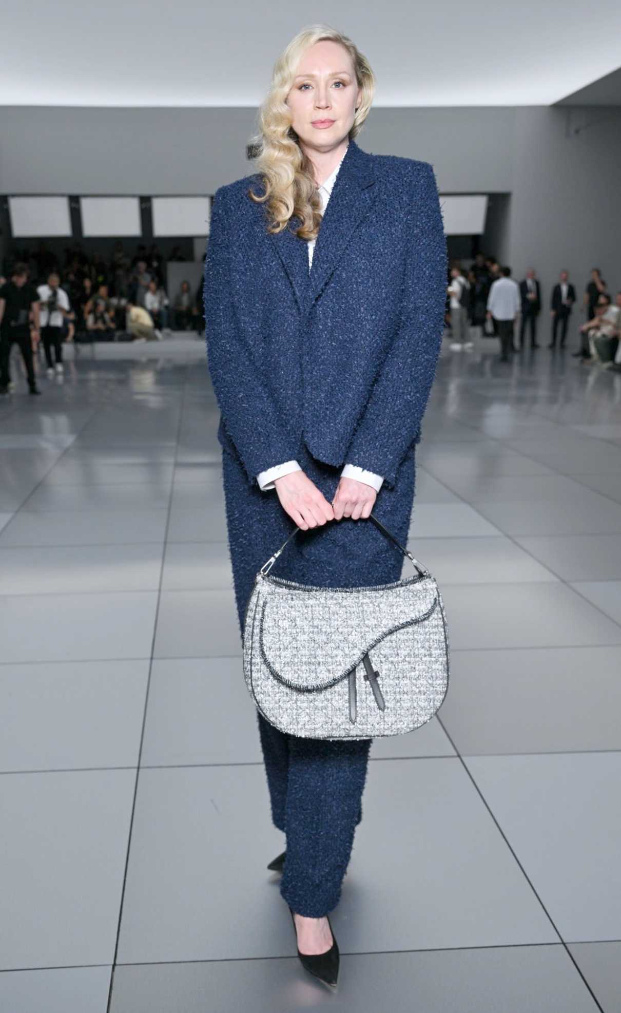 Gwendoline Christie Attends 2024 Dior Homme Menswear Show as Part of ...