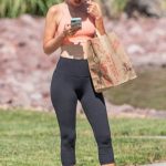 Hayley Roberts in a Black Cap Was Seen Out in the Calabasas 06/22/2023