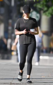 Jennifer Lawrence in a Black Cap