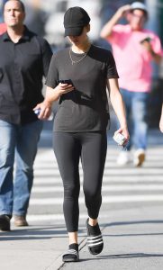Jennifer Lawrence in a Black Cap