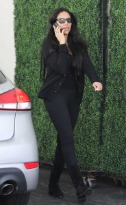 Noor Alfalah in a Black Outfit