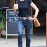 Portia de Rossi in a Black Tee Was Seen Out in Montecito 06/23/2023