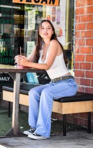 Sophie Mudd in a White Top