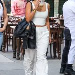 Vanessa Hudgens in a White Top Was Seen Out with a Friend in New York 06/09/2023