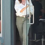 Cindy Crawford in an Olive Pants Was Seen Out in Santa Monica 07/06/2023