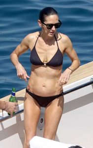 Jennifer Connelly in a Black Bikini
