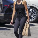 Lisa Rinna in a Black Workout Ensemble Was Spotted During Grocery Shopping in Studio City 07/25/2023