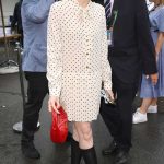 Lucy Boynton Attends Day Twelve of the Wimbledon Tennis Championships in London 07/14/2023