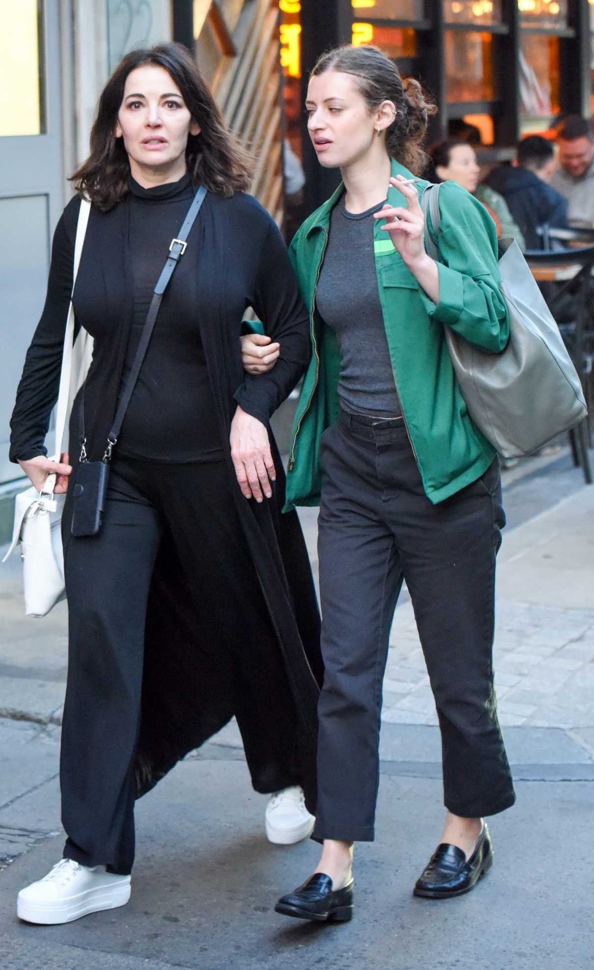 Nigella Lawson in a Black Cardigan 