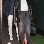 Petra Ecclestone in a Black Leather Blazer Was Seen Out with Her Husband Sam Palmer in Santa Monica 07/01/2023