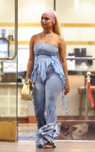 Sab Zada in a Blue Blouse