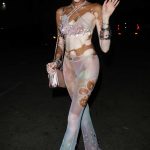 Winnie Harlow in a See-Through Ensemble Graces Her and Boyfriend Kyle Kuzma’s Star-Studded Event in Los Angeles 07/24/2023