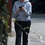 Amanda Abbington in a Black Sweatpants Was Seen Out in London 08/07/2023