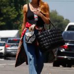 Ashlee Simpson in a Black Tank Top Was Seen Out in Los Angeles 08/03/2023