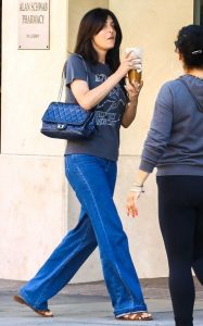 Brittny Gastineau in a Black Tee