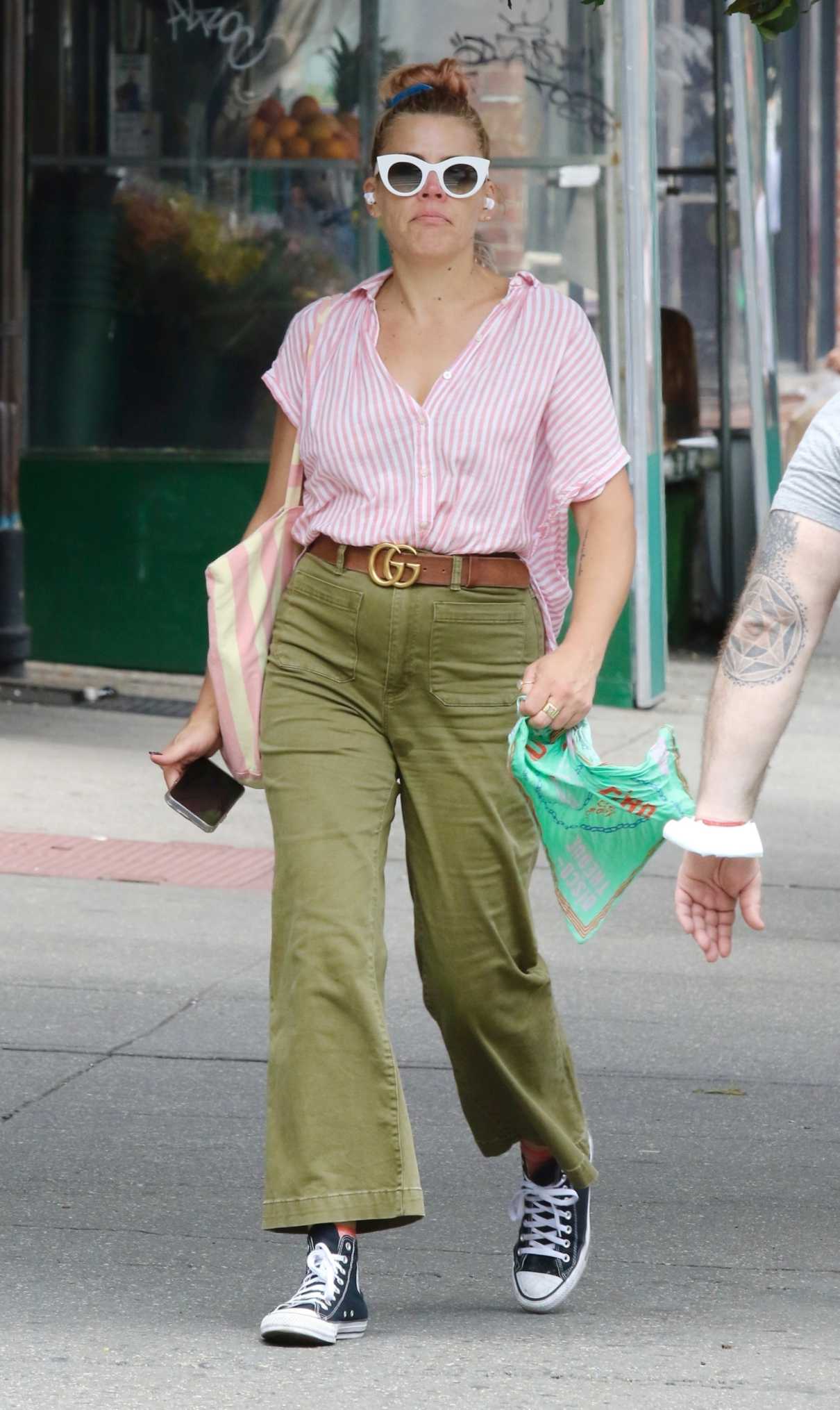 Busy Philipps in an Olive Pants